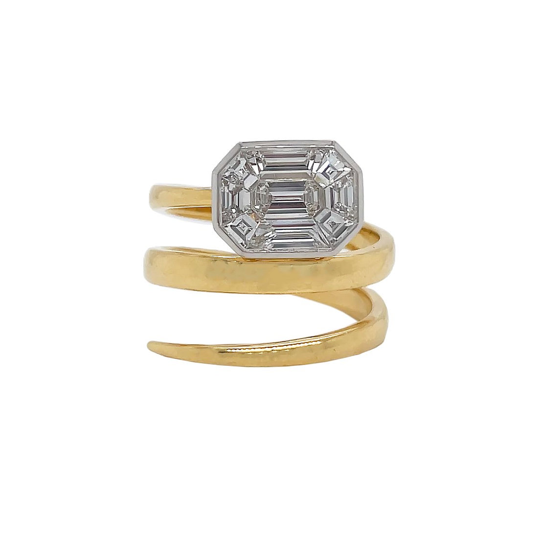 18kt Yellow Gold Diamond Ring