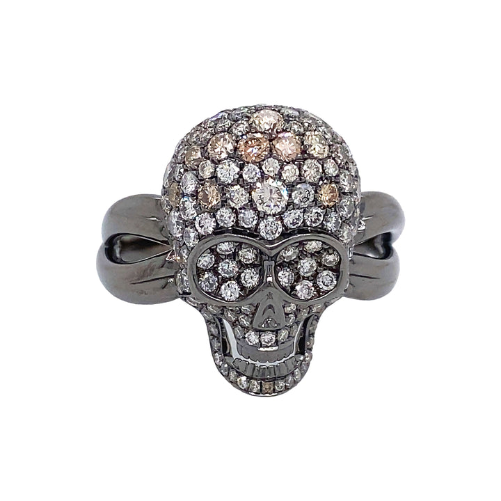18kt Black Gold Diamond Ring