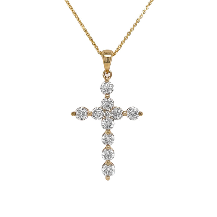18kt Yellow Gold Diamond Pendant