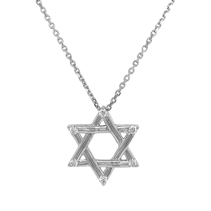 18Kt White Gold Diamond Pendant