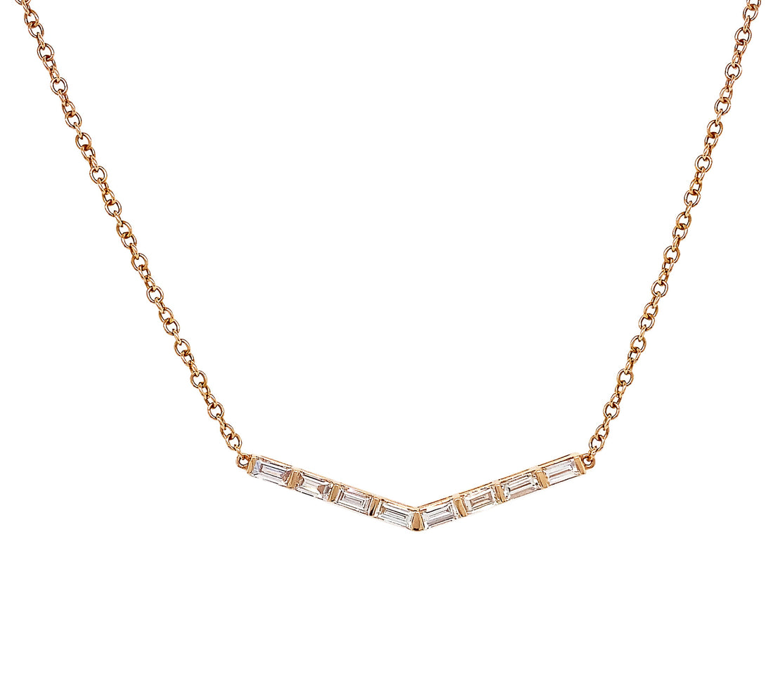 18kt Rose Gold Diamond Pendant