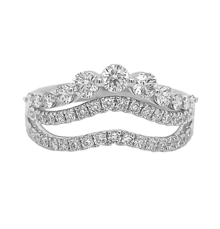 18kt White Gold Diamond Band