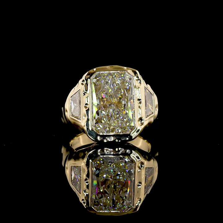 14kt Yellow Gold Lab Diamond Ring