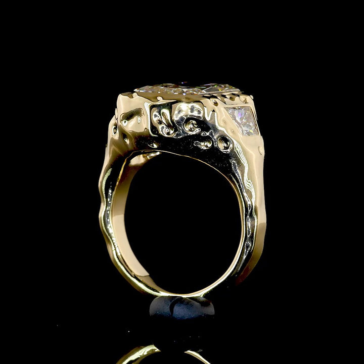14kt Yellow Gold Lab Diamond Ring