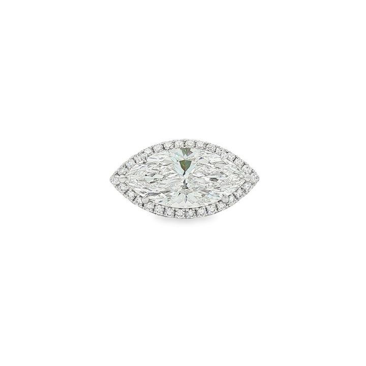 14kt White Gold Lab Diamond Ring