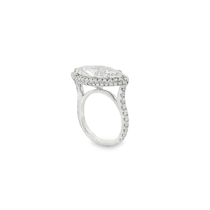 14kt White Gold Lab Diamond Ring