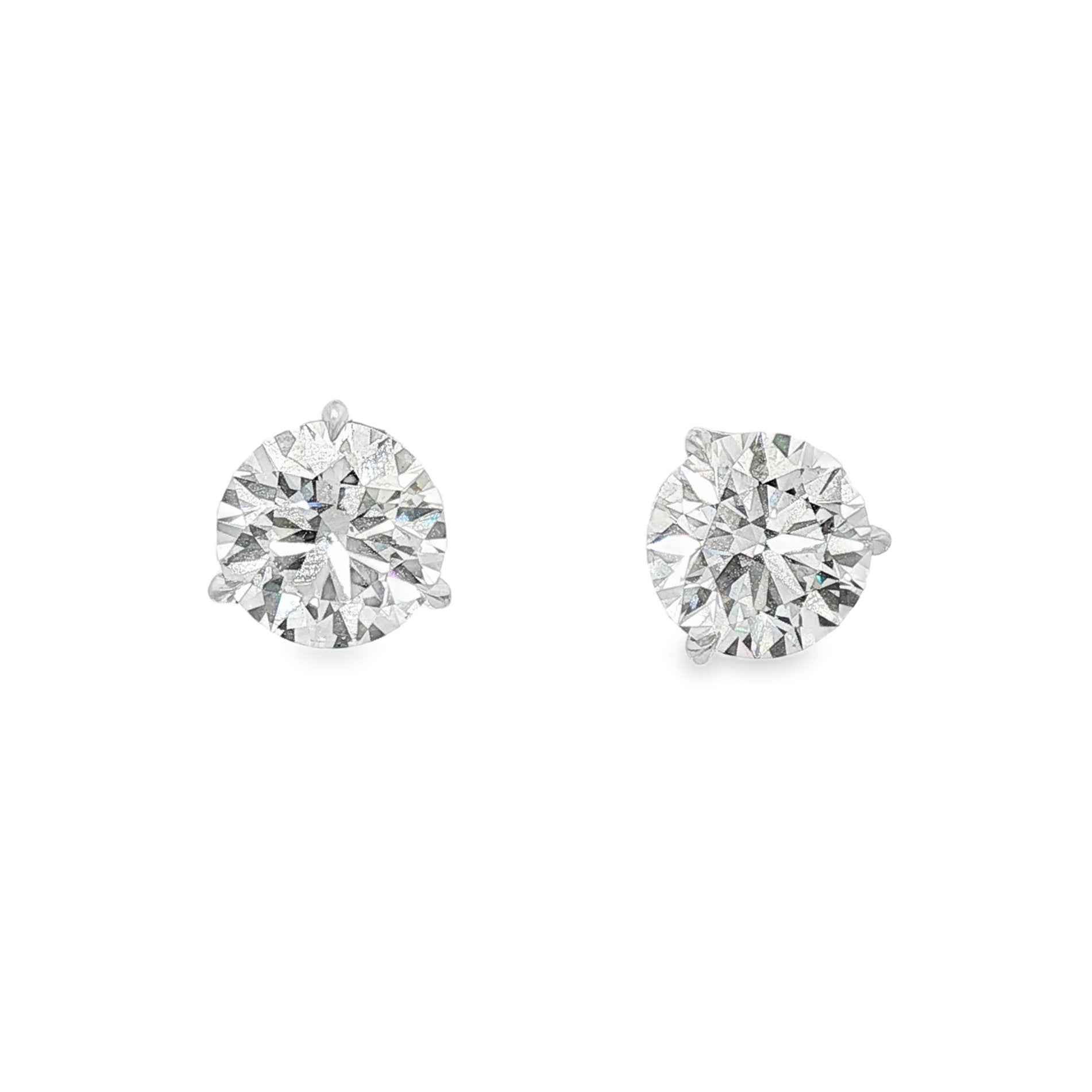 14kt White Gold Lab Diamond Studs