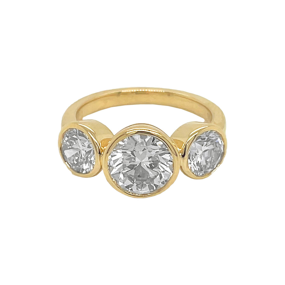 14kt Yellow Lab Gold Diamond Ring