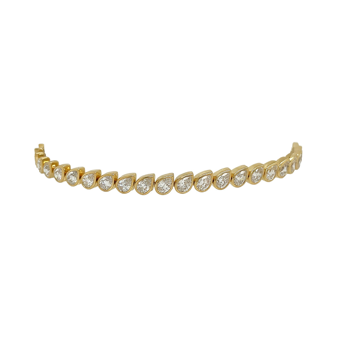 18kt Yellow Gold Diamond Bracelet