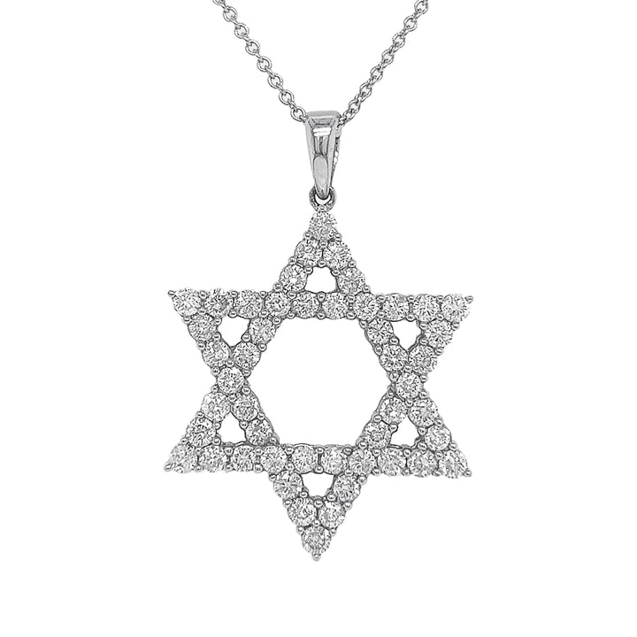 18kt White Gold Diamond Pendant