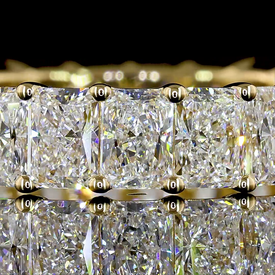18kt Yellow Gold Lab Diamond Eternity Band