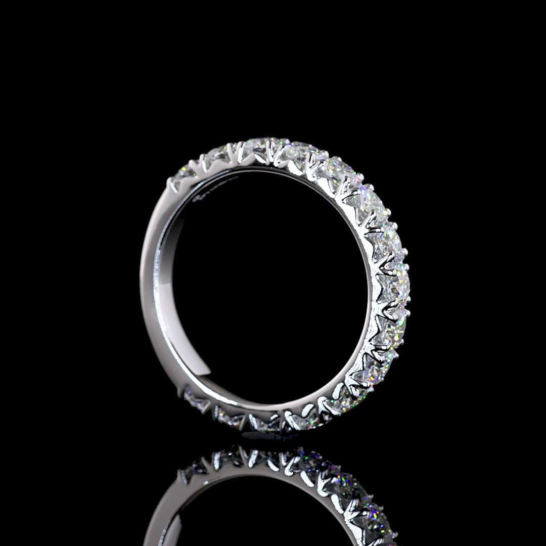 14kt White Gold Lab Diamond Eternity Band