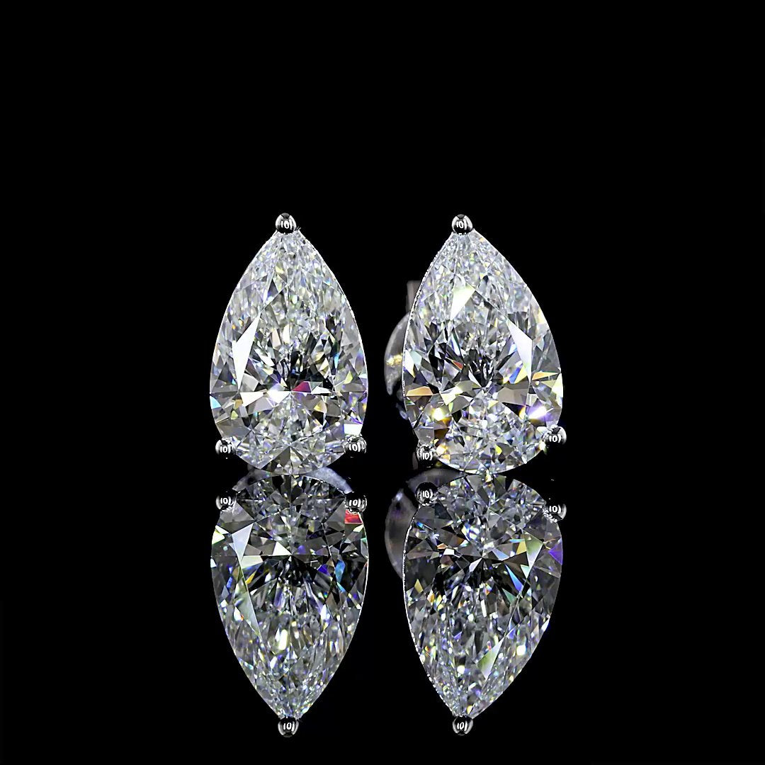 14kt White Gold Lab Diamond Studs