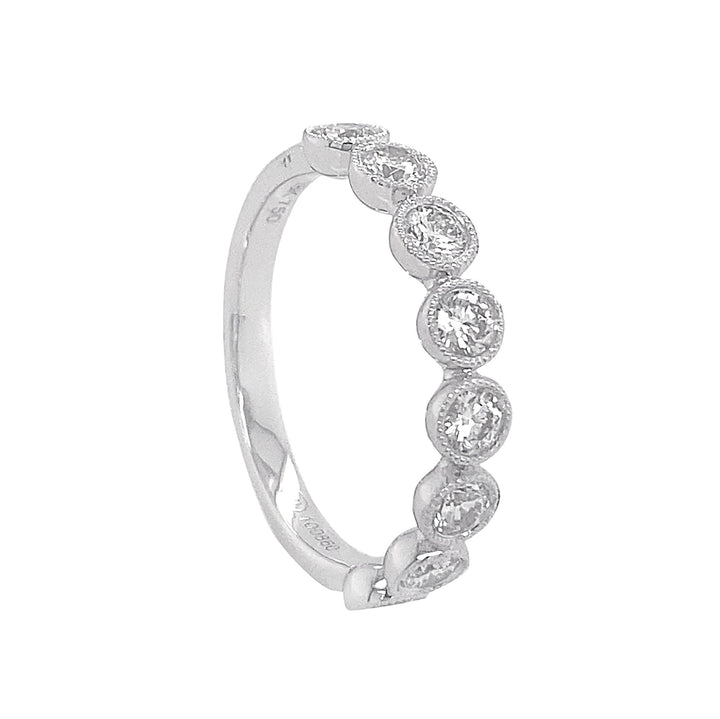 18kt White Gold Diamond Band