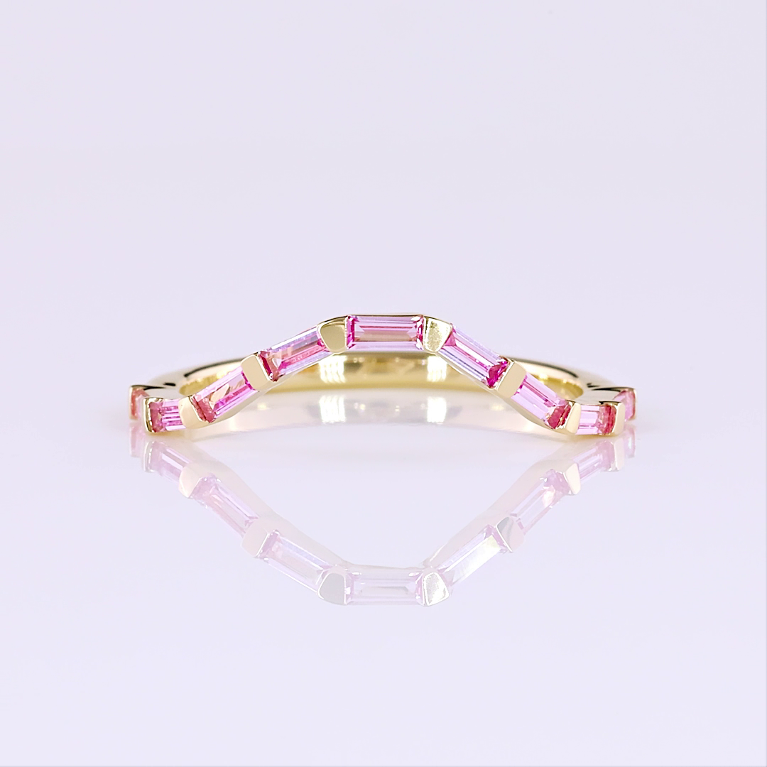 14kt Yellow Gold Lab Diamond Band