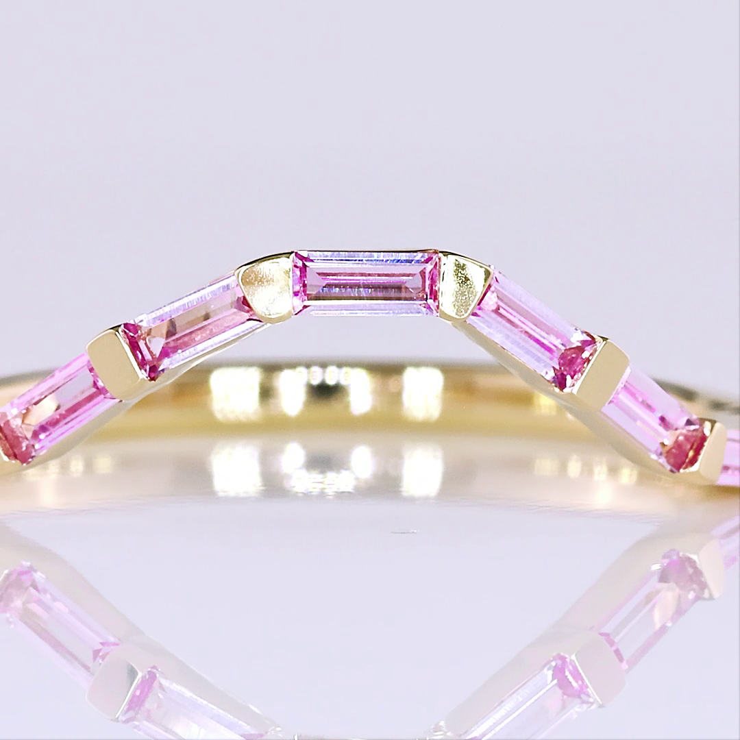 14kt Yellow Gold Lab Diamond Band