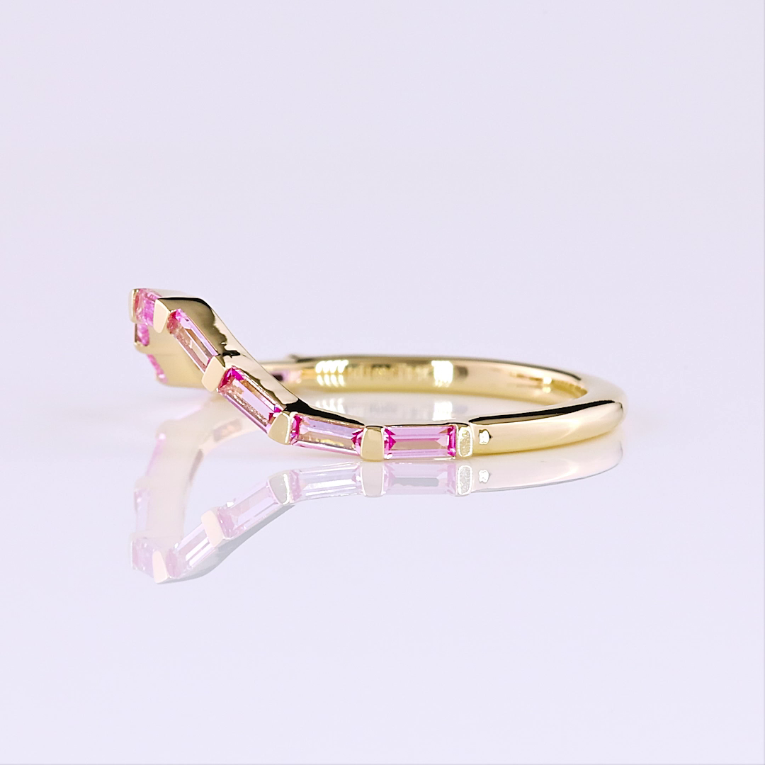 14kt Yellow Gold Lab Diamond Band
