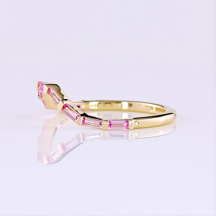14kt Yellow Gold Lab Diamond Band