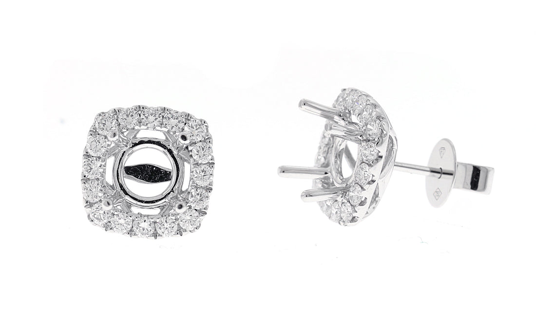 18kt White Gold Diamond Jackets