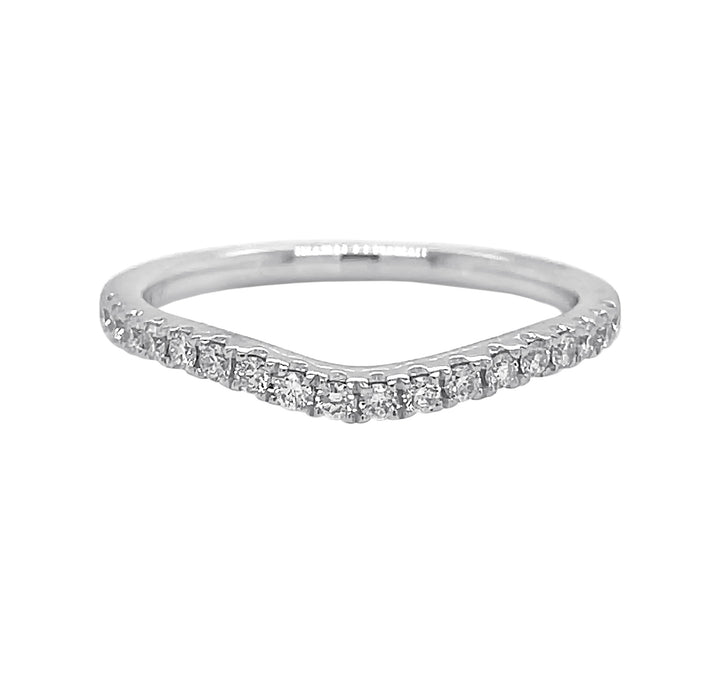 18kt White Gold Diamond Band