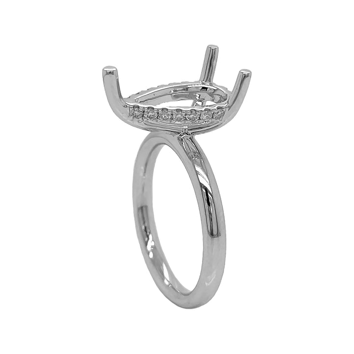 Platinum and Diamond Semi-mount