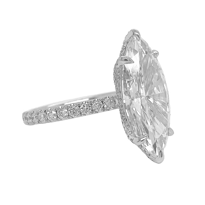 14kt White Gold Lab Diamond Ring