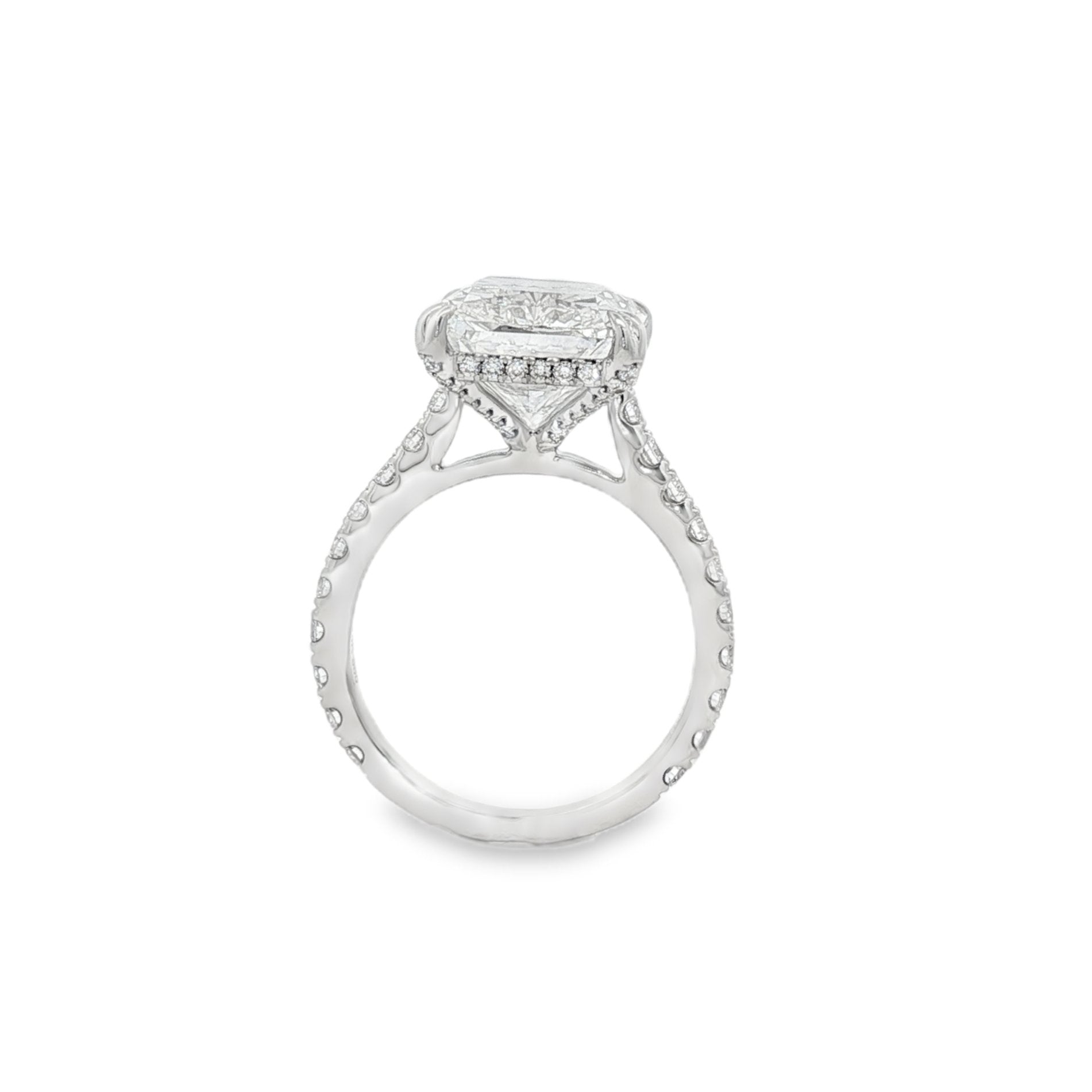 14kt White Gold Lab Diamond Ring