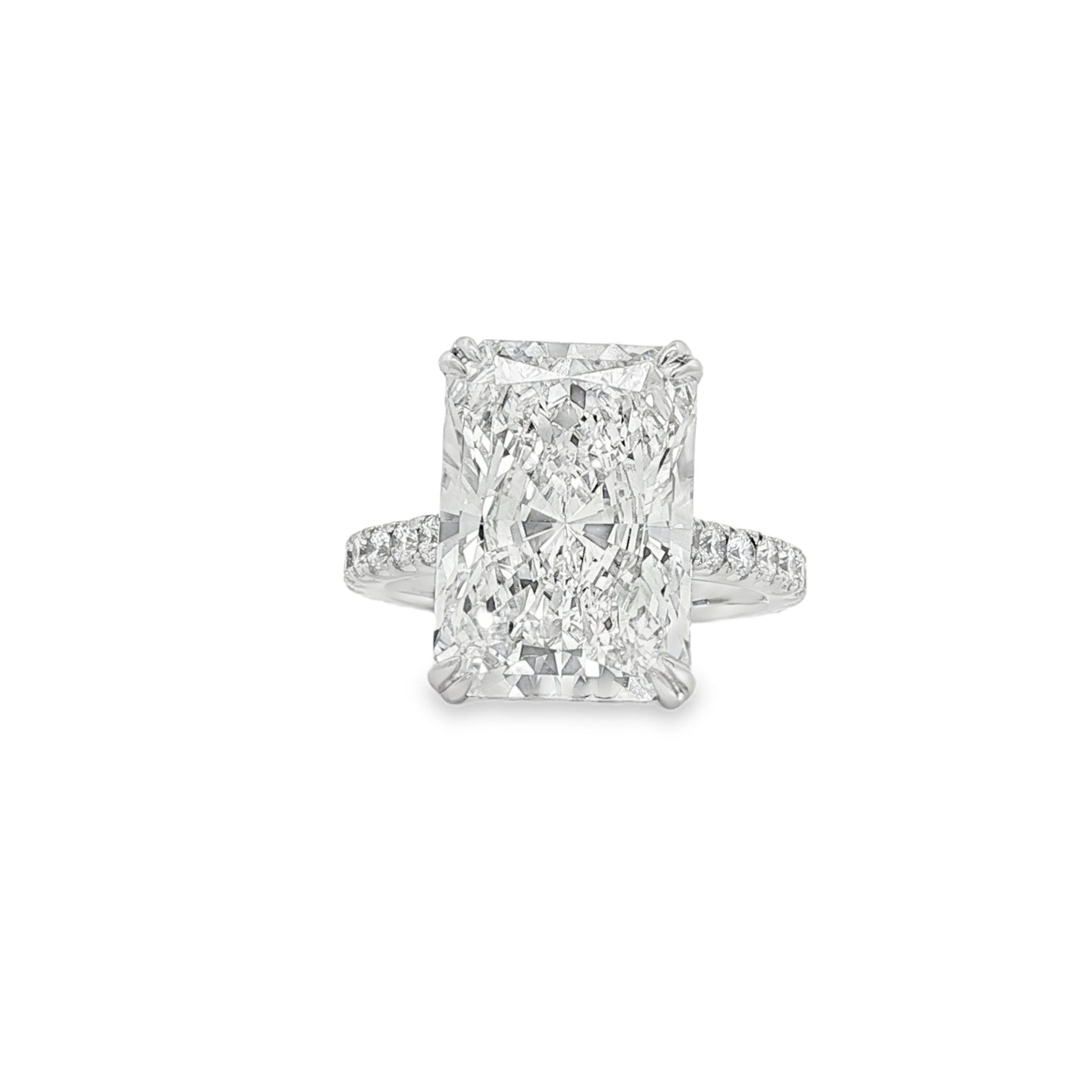 14kt White Gold Lab Diamond Ring