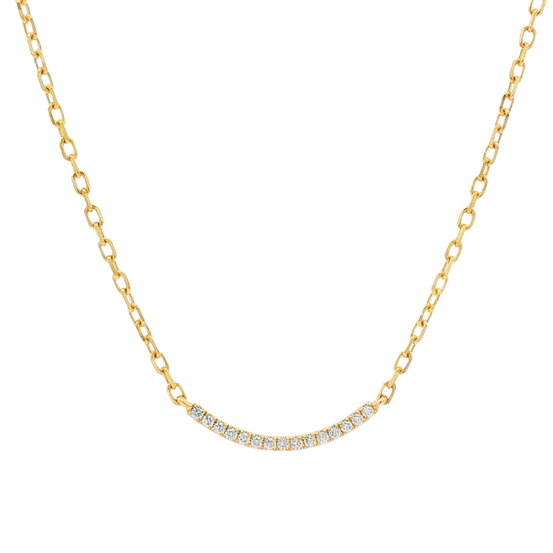 14kt Yellow Gold Lab Diamond Pendant