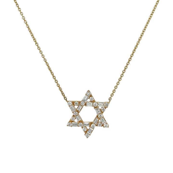 18Kt Yellow Gold Daimond Star Pendant