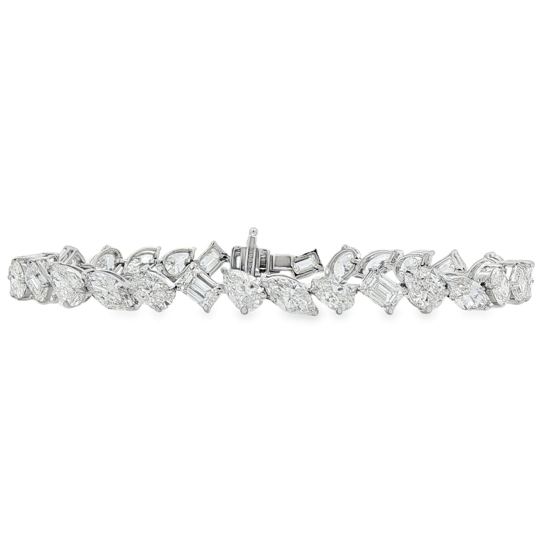 14kt White Gold Lab Diamond Bracelet