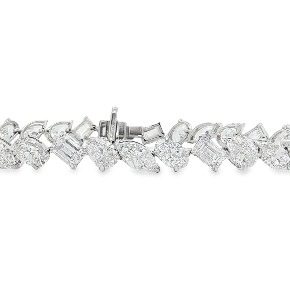 14kt White Gold Lab Diamond Bracelet
