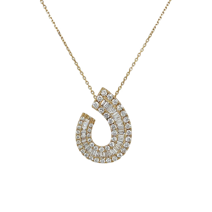 18kt Yellow Gold Diamond Pendant