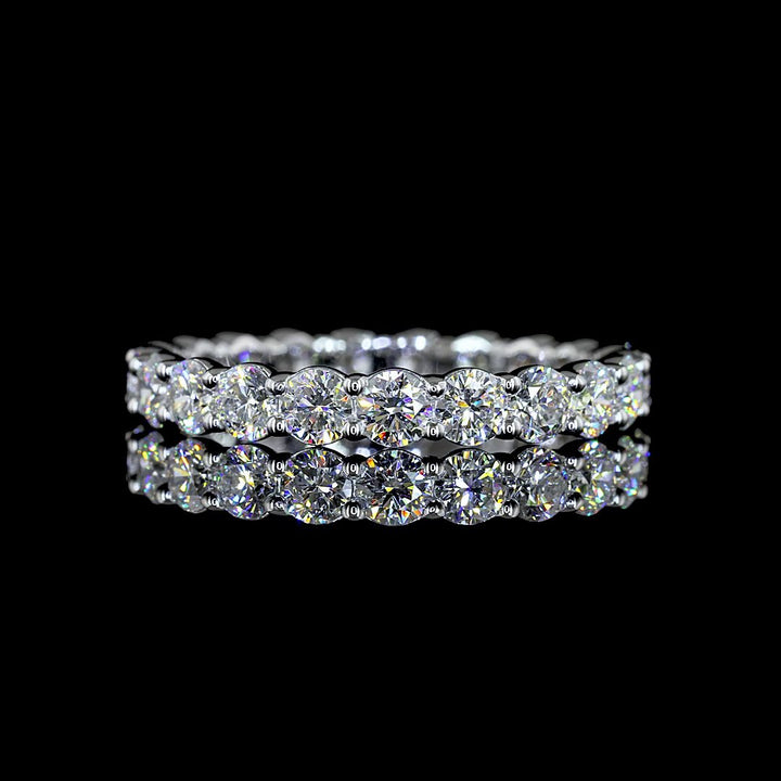 14kt White Gold Lab Diamond Eternity Band