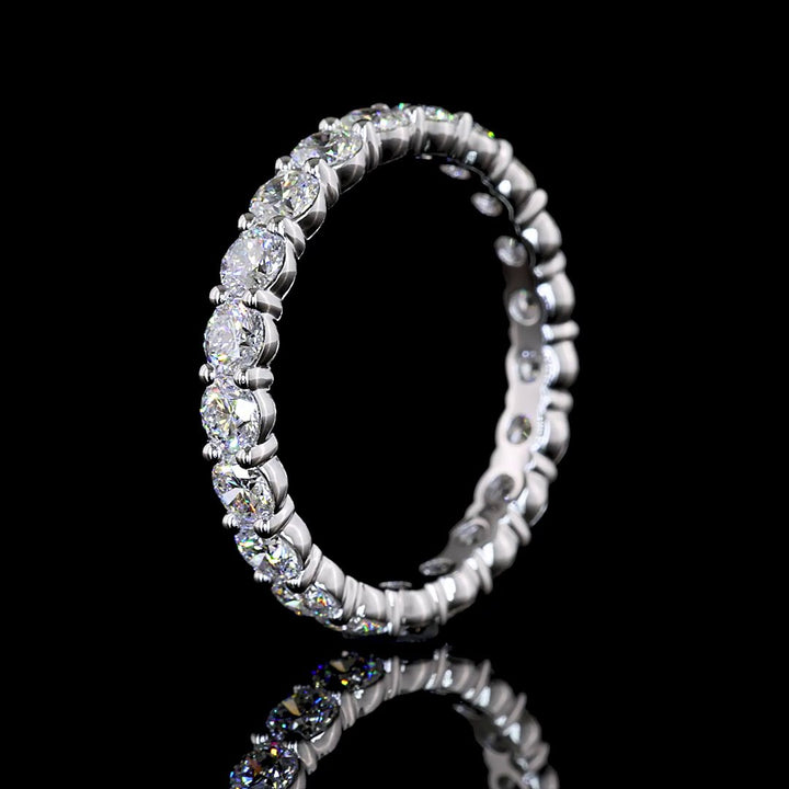 14kt White Gold Lab Diamond Eternity Band