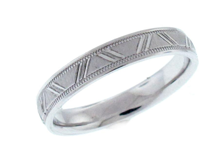 14kt White Gold Wedding Band