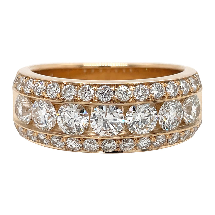 14kt Yellow Gold Diamond Band