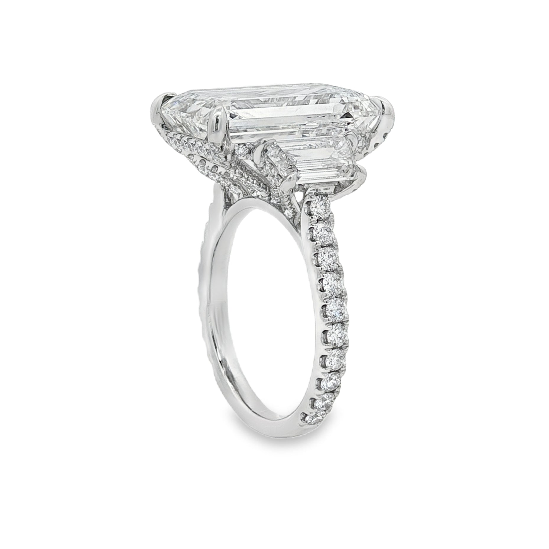 14kt White Gold Lab Diamond Ring
