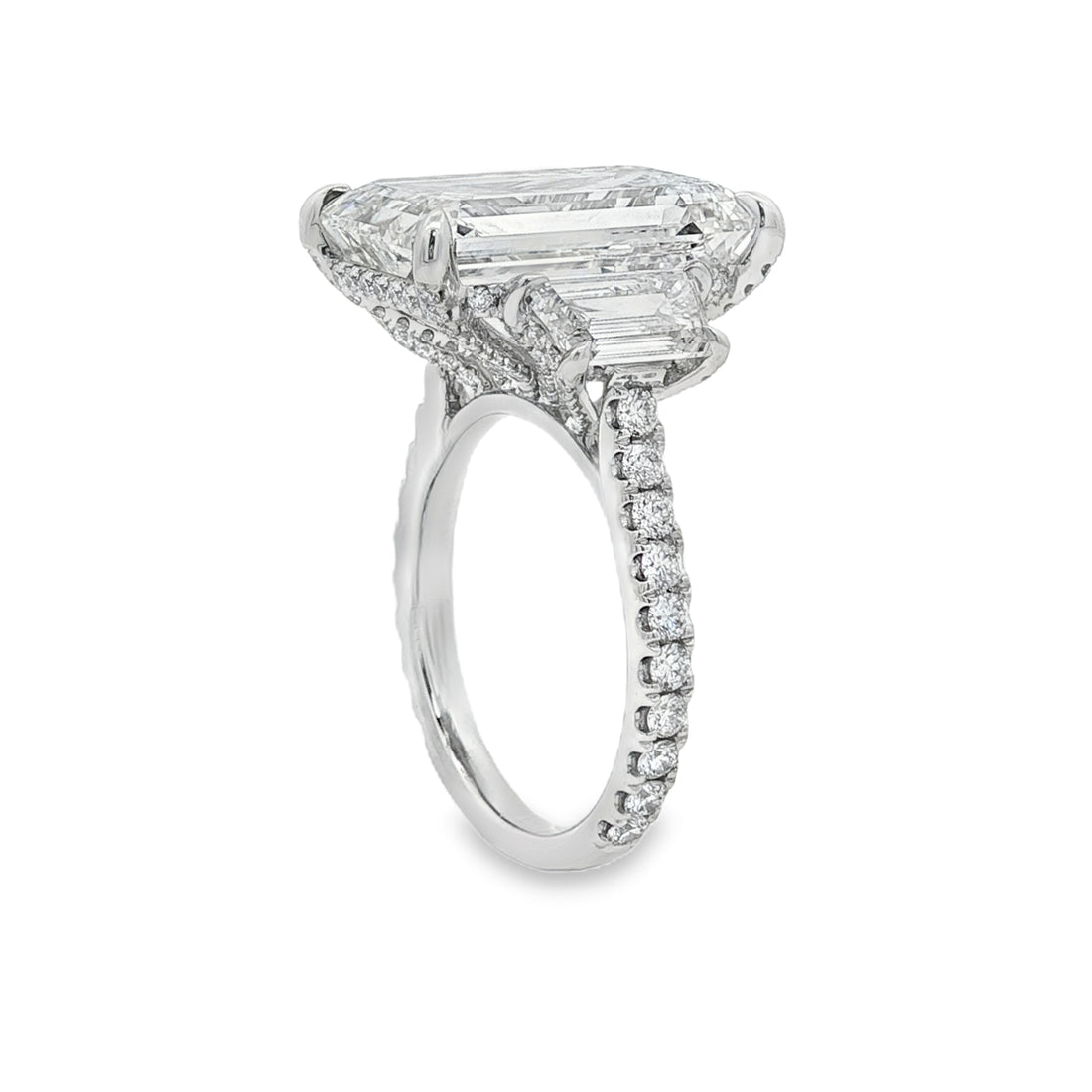 14kt White Gold Lab Diamond Ring