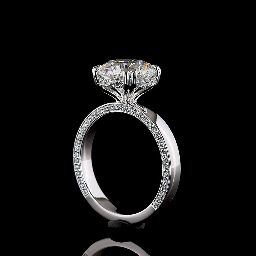 14kt Yellow Gold Lab Diamond Ring