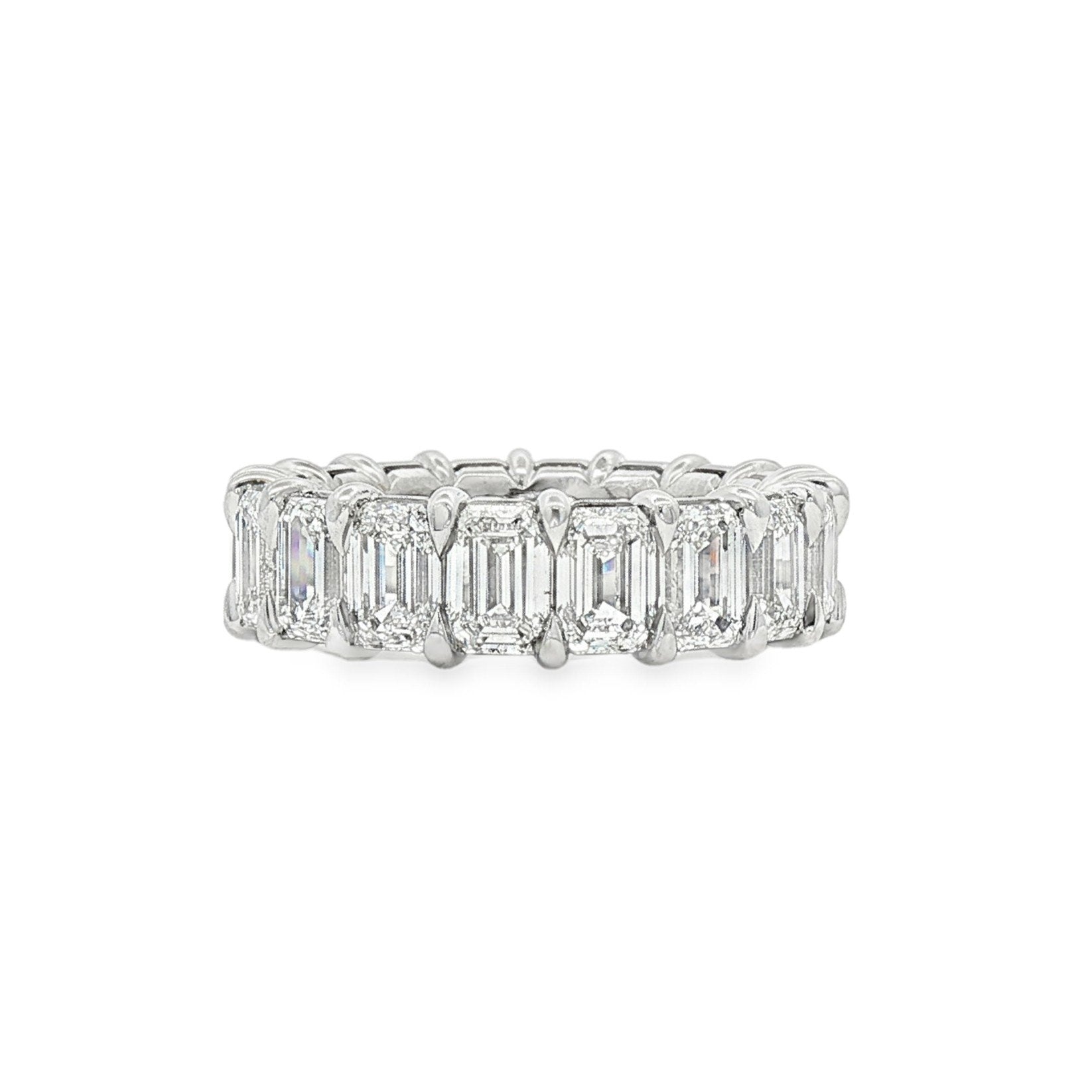Platinum Lab Diamond Eternity Band