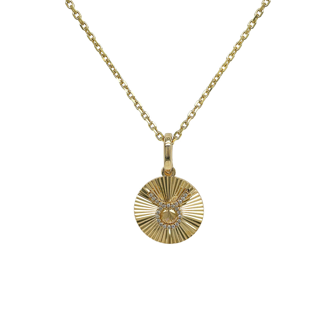 14kt Yellow Gold Diamond Pendant