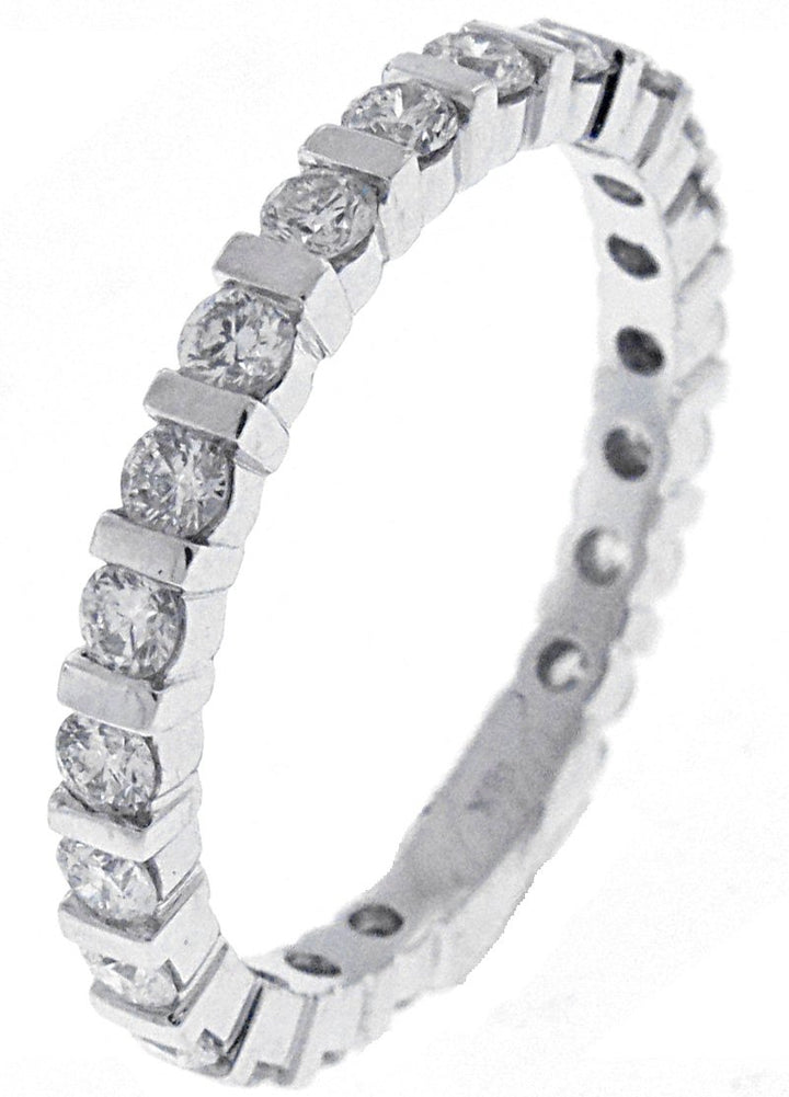 18kt White Gold Diamond Eternity Band