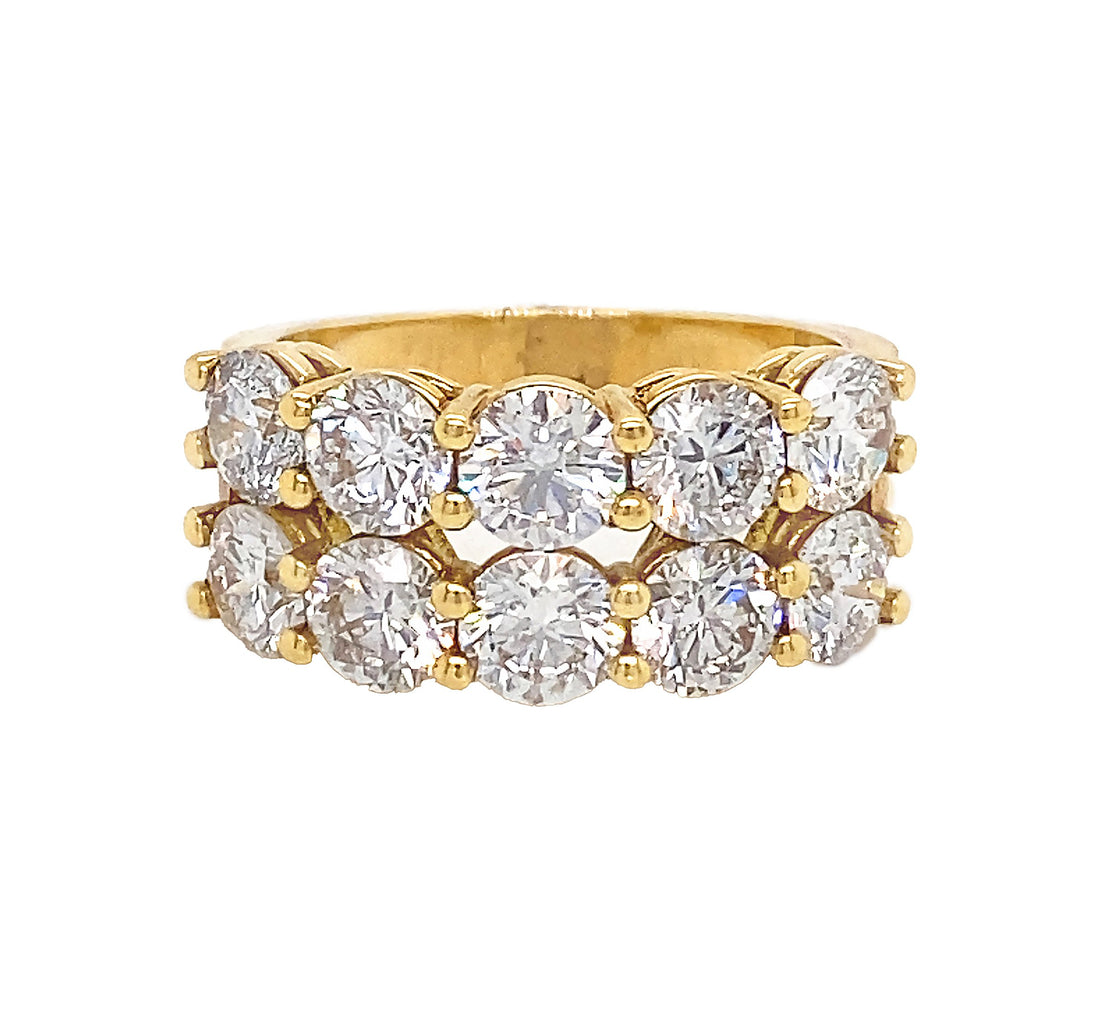 18kt Yellow Gold Diamond Ring
