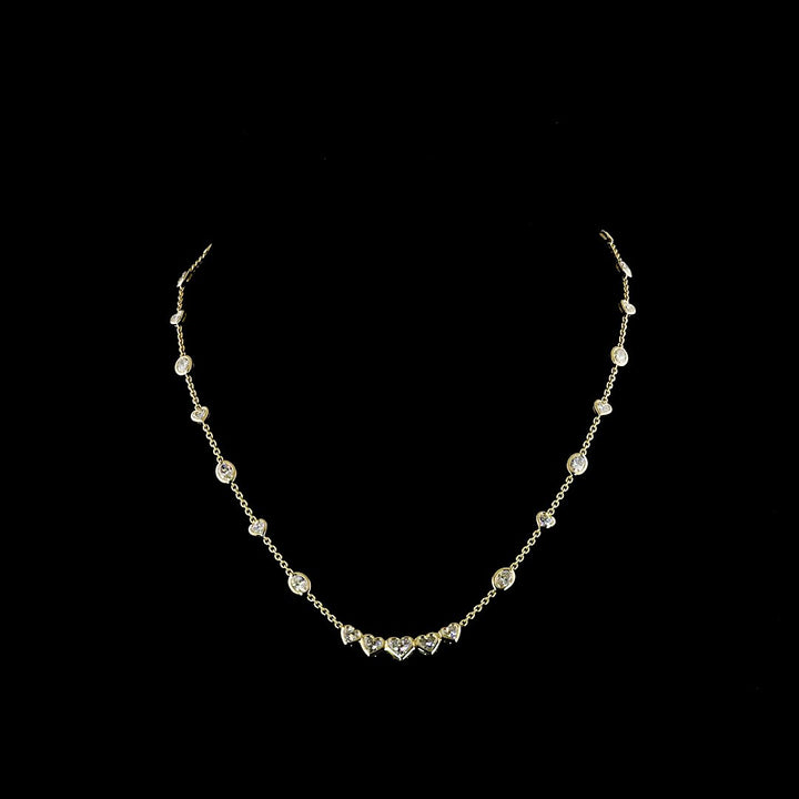 14kt Yellow Gold Lab Diamond Pendant