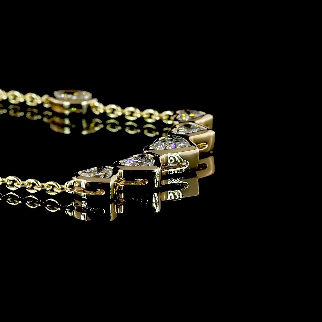 14kt Yellow Gold Lab Diamond Pendant