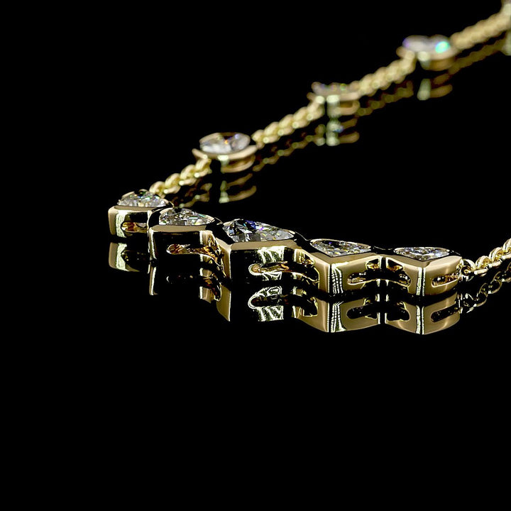 14kt Yellow Gold Lab Diamond Pendant
