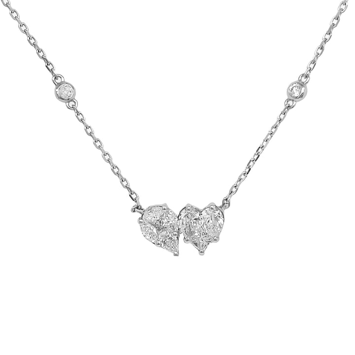 18kt White Gold Diamond Pendant