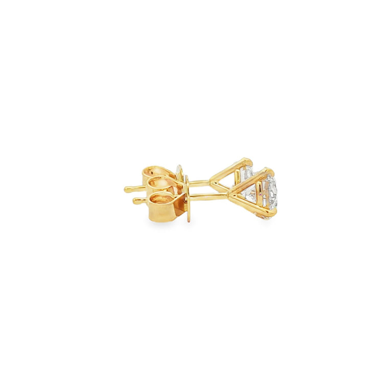 14kt Yellow Gold Lab Diamond Studs