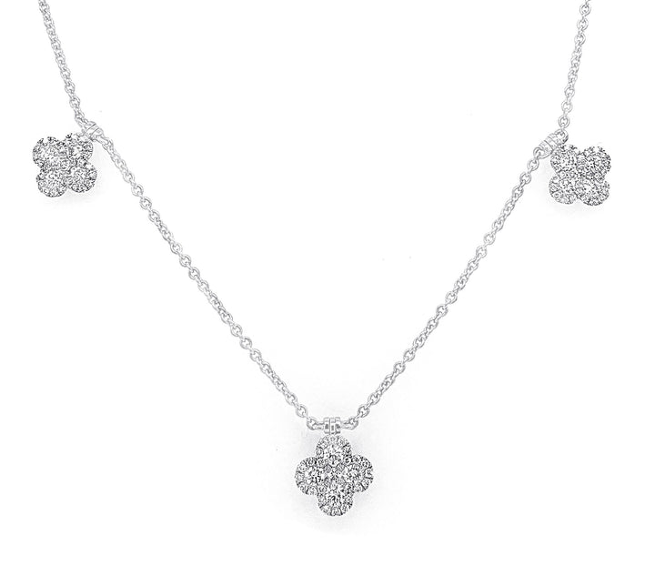 18kt White Gold Diamond Necklace